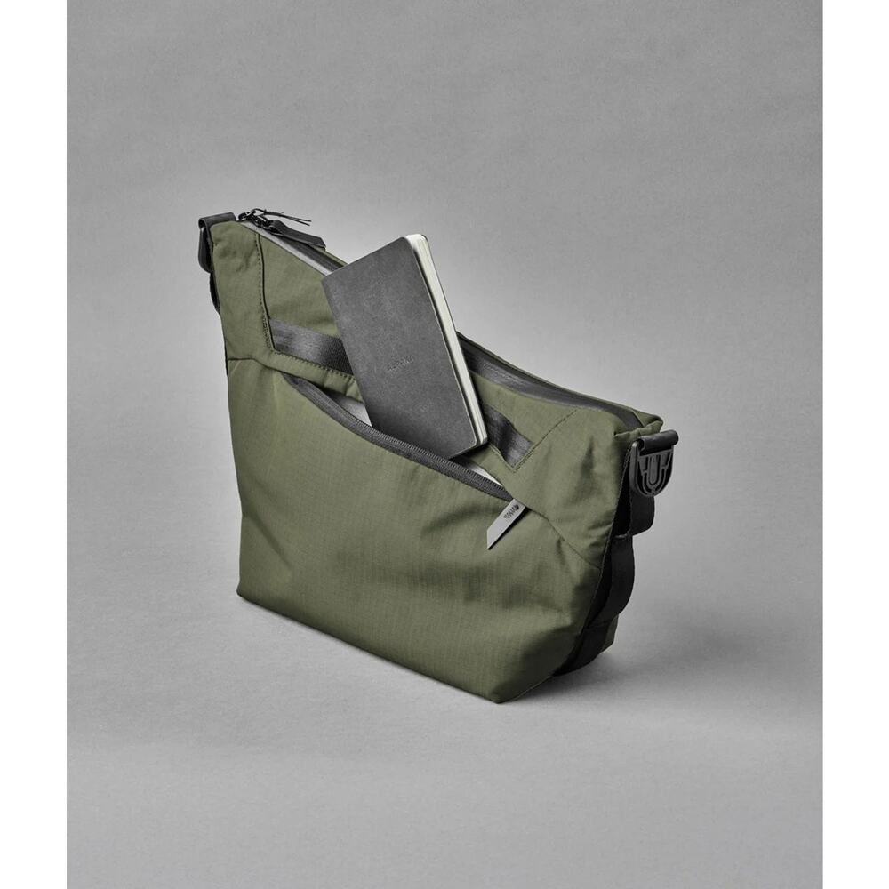NWT Alpaka Flow Satchel Travel Crossbody Bag 4L Green Axoflux 210D - Picture 4 of 9